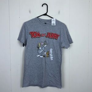 NWT Tom and Jerry‎ Hanna Barbera 1940 Men's Vintage T-Shirt Sz S
